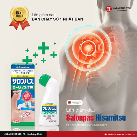 Lăn giảm đau Salonpas Hisamitsu 85ml