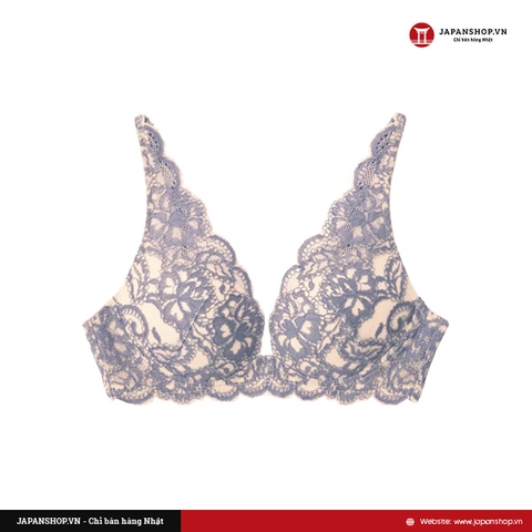 Áo lót nữ ren không gọng Fluffy Bra Gunze JB6028H