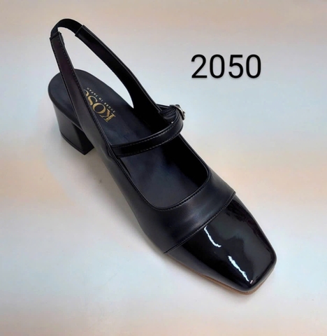 Giày da mũi vuông Yumi 6cm Kosu K-25050