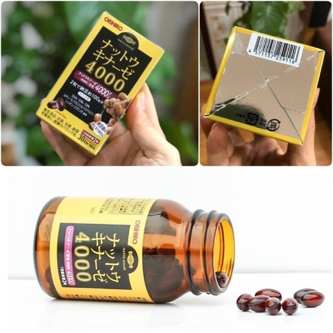 Viên uống hỗ trợ phòng ngừa tai biến Orihiro 4000FU - 60 viên