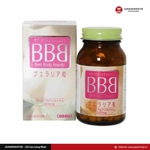 Viên uống nở ngực BBB Orihiro 300 viên