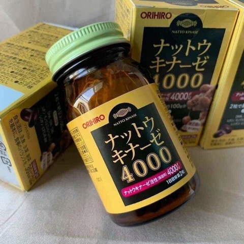 Viên uống hỗ trợ phòng ngừa tai biến Orihiro 4000FU - 60 viên