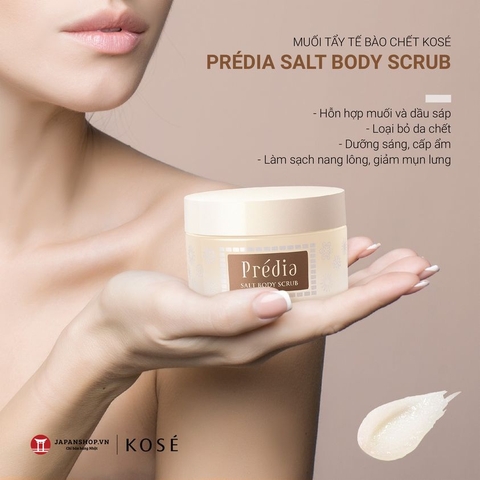 Kem tẩy tế bào chết Kosé Prédia Salt Body Scrub