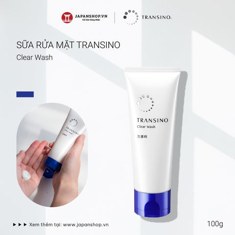Sữa rửa mặt Transino Clear Wash