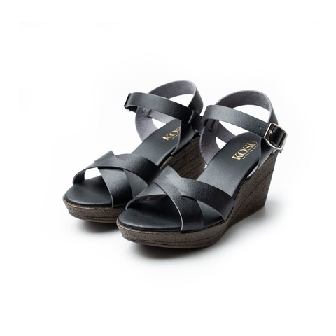 Sandal đế xuồng 8cm Ankle Strap Kosu K-23004