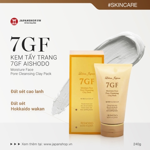 Kem tẩy trang 7GF Aishodo Moisture Face Cleansing Clay Pack 240g