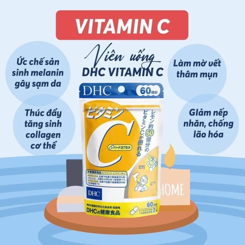 Viên uống DHC bổ sung vitamin C - 120V
