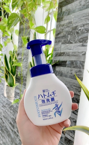 Sữa rửa mặt tạo bọt Hatomugi - 160ml