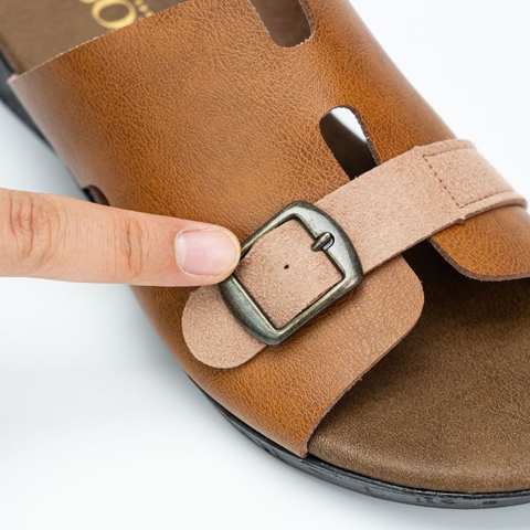 Dép đế xuồng phối belt 4,5cm Kosu 1681