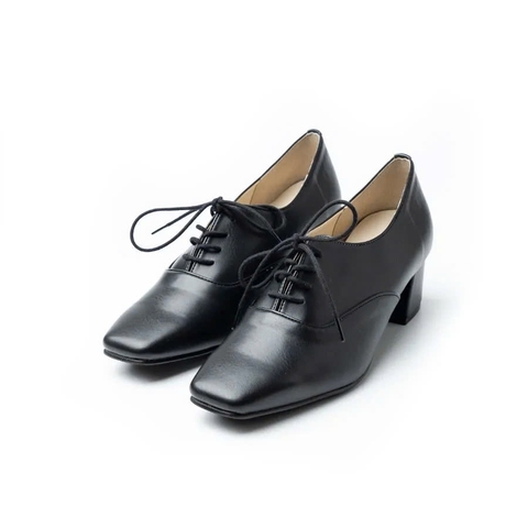 Giầy da mũi vuông 5cm Oxford Kosu KS-23041