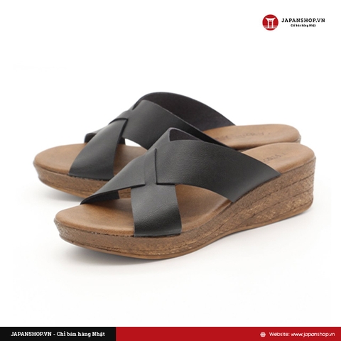 Dép nữ quai chéo 5cm Milky K-22351