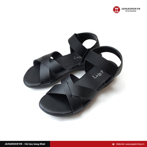 Sandal nữ đế xuồng quai chéo 4cm Kosu 32363