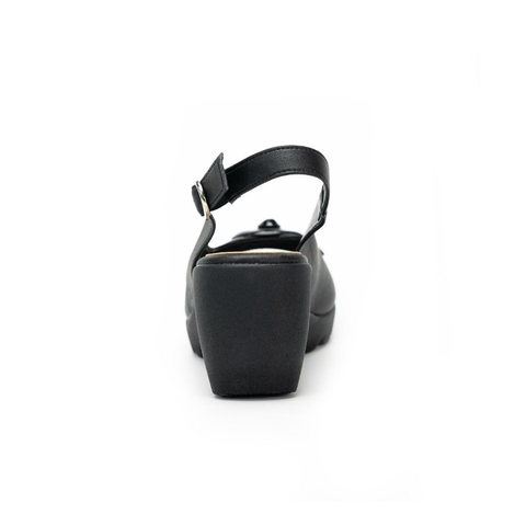 Sandal đế xuồng 7,5cm hoa trà Kosu K-24313