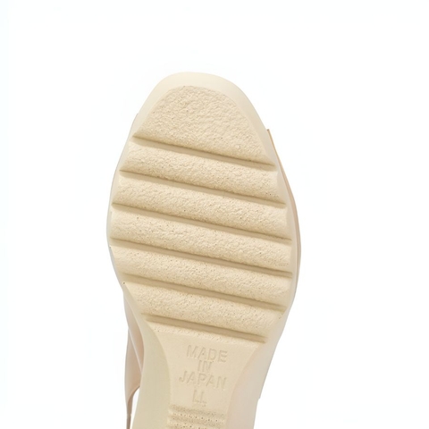 Sandal đế xuồng 7,5cm hoa cúc Kosu K-24012