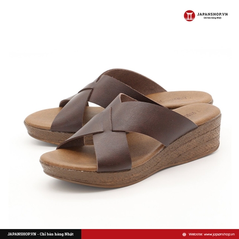 Dép nữ quai chéo 5cm Milky K-22351