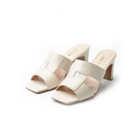 Dép cao gót 7cm Woven Kosu KS-23011