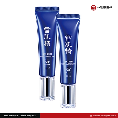 Kem dưỡng ngày Kose Sekkisei White UV Emulsion SPF50+ - 35g