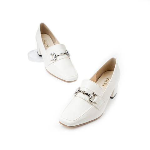Giầy da mũi vuông 5cm Loafer Kosu 2016