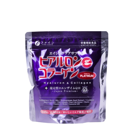 Bột uống Collagen peptide, ngăn ngừa lão hoá Fine Japan 240g