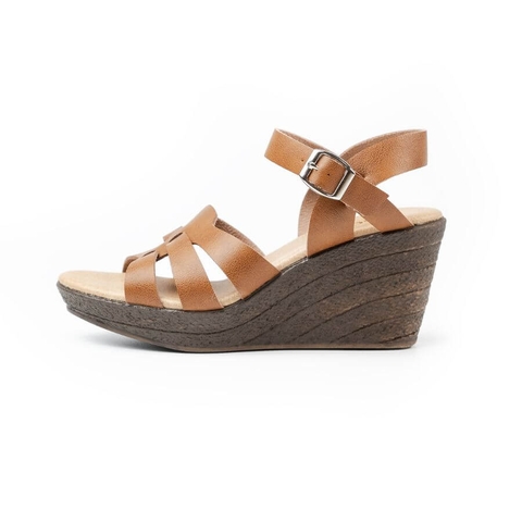 Sandal đế xuồng 8cm Ankle Strap Kosu KS-23001