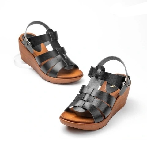 Sandal nữ đế xuồng 5,5cm T-Strap Kosu O-4004