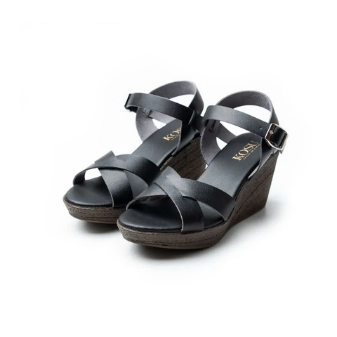 Sandal đế xuồng 8cm Ankle Strap Kosu K-23004