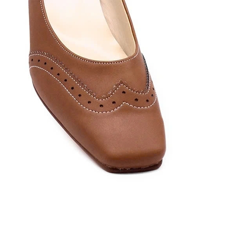 Giầy da mũi vuông 5cm Kosu 2013