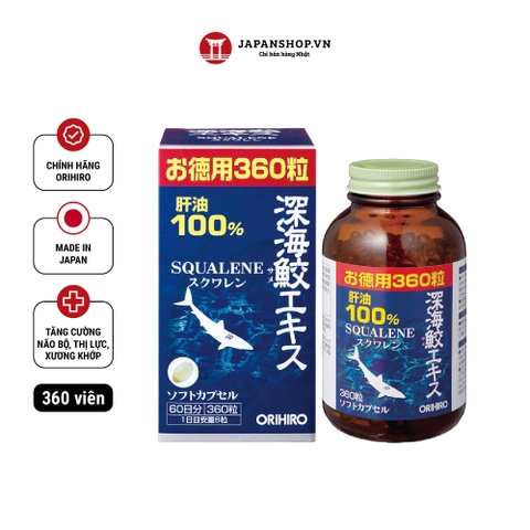 Dầu gan cá mập Orihiro 360 viên