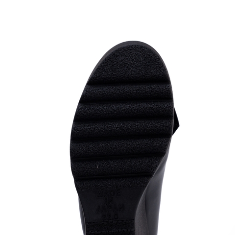 Giày da đính nơ 7cm Kosu K-24M26