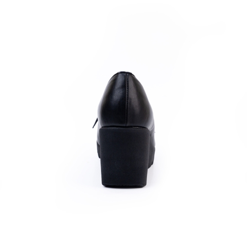 Giày da đính nơ 7cm Kosu K-24M26
