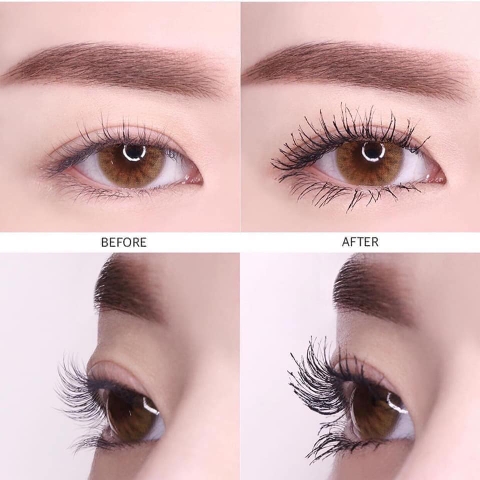 Set Mascara Kẻ Mắt và Tẩy Trang Mascara Kiss Me Heroin