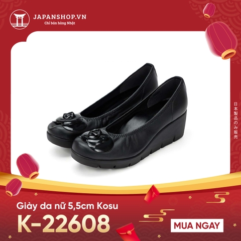 Giầy da nữ 5,5cm Kosu K-22608