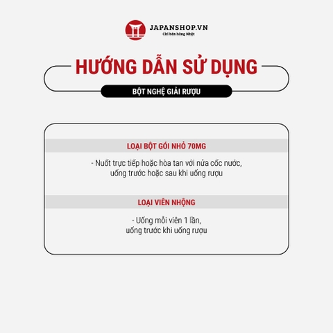 Bột nghệ giải rượu Orihiro 20 gói