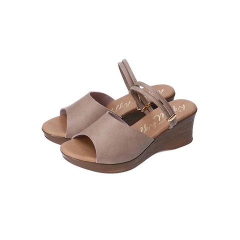 Sandal nữ đế xuồng 2 Way 6cm Kosu KS-23332