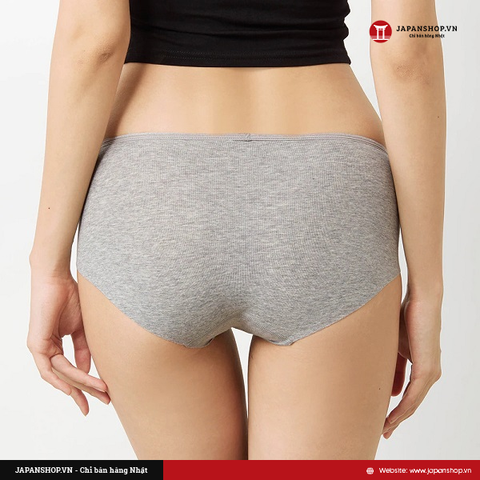 Quần lót nữ cotton cạp thấp không đường viền Gunze HZ5070