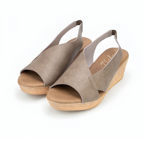Sandal nữ đế xuồng 6cm Kosu K-22060