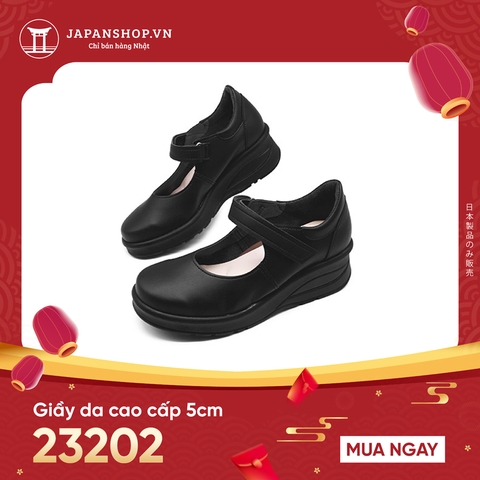 Giầy da cao cấp 5cm Kosu K-23202
