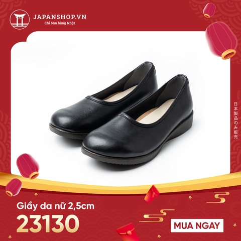 Giầy da nữ 2,5cm Oblique Toe Kosu K-23130