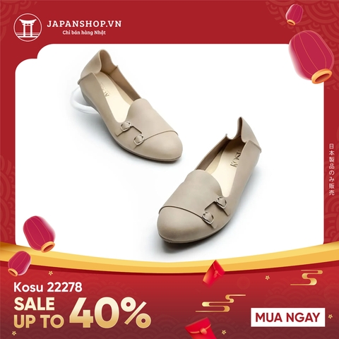 Giầy da nữ 2,5cm Loafer Kosu KS-22278