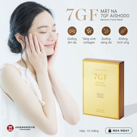 Mặt nạ 7GF Aishodo Moisture Face Mask 10 miếng