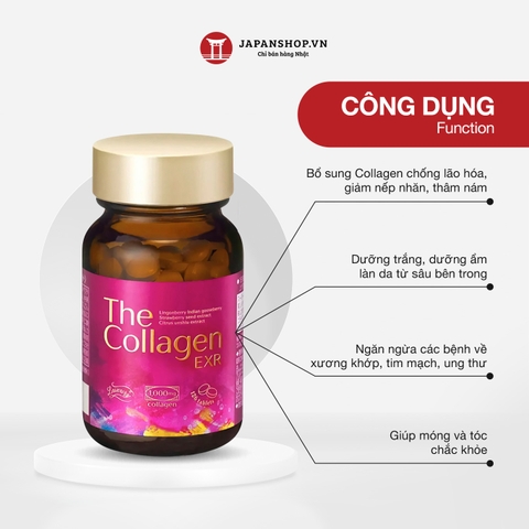 Viên uống đẹp da The Collagen EXR - 126V