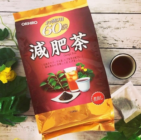 Trà giảm mỡ bụng Genpi Orihiro 60 gói JAPANSHOP.VN