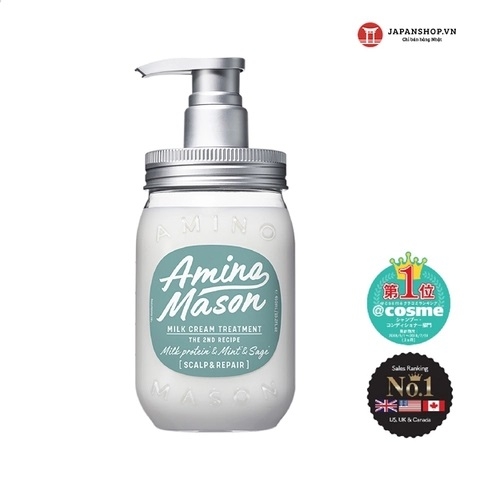 Dầu xả thiên nhiên Amino Mason 2nd