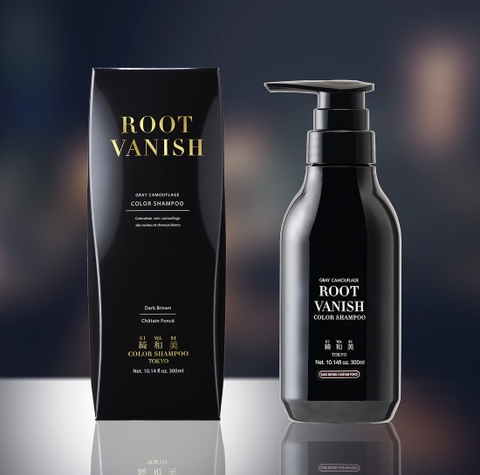 Dầu gội nhuộm tóc phủ bạc hữu cơ Root Vanish KIWABI