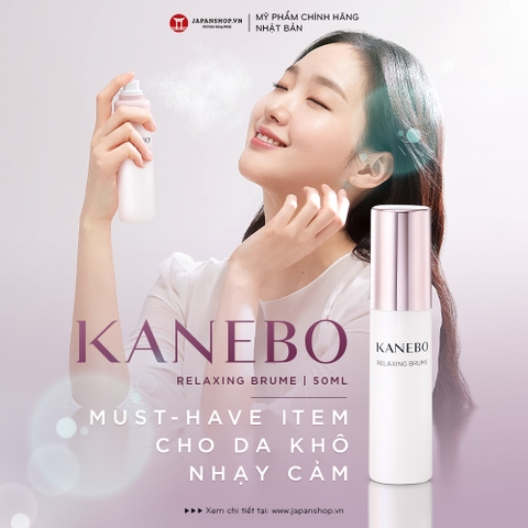 Xịt khoáng dưỡng ẩm Kanebo Relaxing Brume 50ml