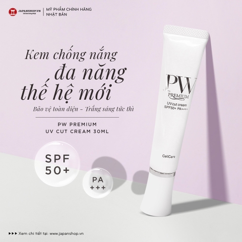 Kem chống nắng Pure White Premium UV Cut Cream 30g