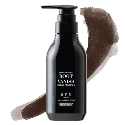 Dầu gội nhuộm tóc phủ bạc hữu cơ Root Vanish KIWABI