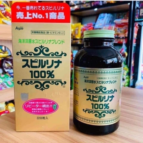 Tảo xoắn Spirulina 2200 viên