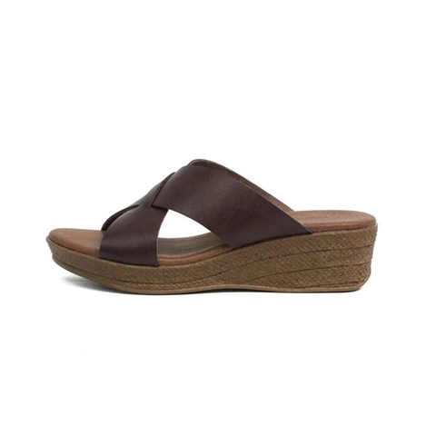 Dép nữ quai chéo 5cm Milky K-22351