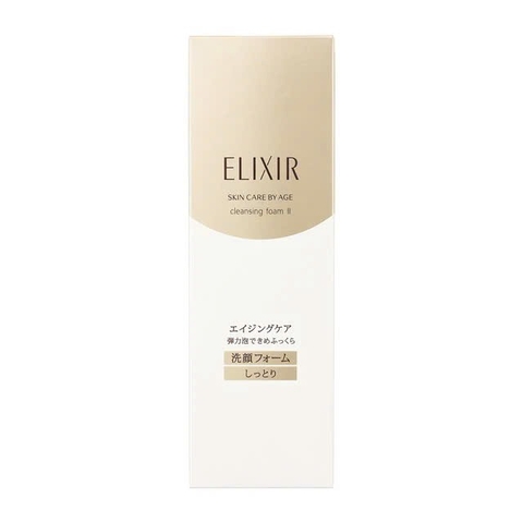 Sữa rửa mặt tạo bọt, tăng sinh collagen Elixir II 145g